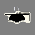 Paper Air Freshener Tag W/ Tab - Graduation Cap